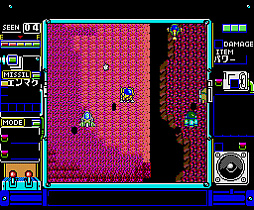 画像ギャラリー No.004のサムネイル画像 / 「トップルジップ（MSX2版）」，プロジェクトEGGで配信開始。武器や体当たりでライバルを蹴散らしながらステージを駆け抜けろ