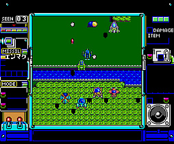 画像ギャラリー No.005のサムネイル画像 / 「トップルジップ（MSX2版）」，プロジェクトEGGで配信開始。武器や体当たりでライバルを蹴散らしながらステージを駆け抜けろ