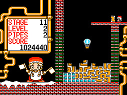 画像ギャラリー No.002のサムネイル画像 / 「パイプライン大作戦」,プロジェクトEGGで会員向けに無料配信開始。パイプブロックを組みあわせてラインを作る,落ちもの系ACTパズル