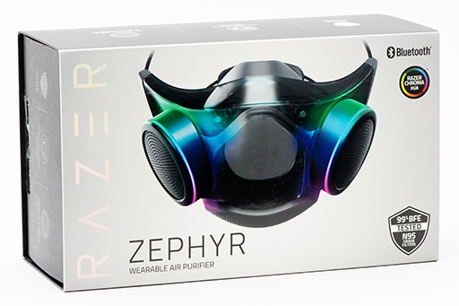 画像集#003のサムネイル/光るゲーマー向けマスク「Razer Zephyr」がやってきた。独特の外観を写真でチェック