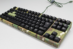 画像ギャラリー No.004のサムネイル画像 / FILCOの「Majestouch 2 Camouflage」から，茶軸・テンキーレス・日本語配列キーボードを試す。このシリーズはメカニカルの決定版だ