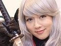 「アラド戦記」イメージキャラクターの山川紗弥さんが“女鬼剣士”のコスプレで4Gamer編集部に見参