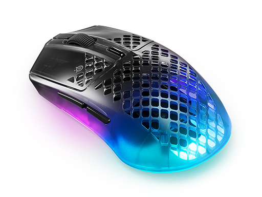 画像ギャラリー No.001のサムネイル画像 / SteelSeries製の軽量ワイヤレスマウス「Aerox 3 Wireless」に新モデルが登場。新型センサー採用＆エイム調整ツールに対応