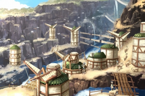 画像集#004のサムネイル/「Ys SEVEN」,新パーティキャラのムスタファ/マイシェラと“五氏族の里”から「セグラムの里」「カイロスの里」を紹介