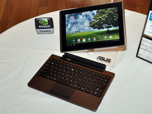 画像集#005のサムネイル/着脱式キーボード採用のASUS製Androidタブレット「Eee Pad Transformer」,6月25日に5万9800円で発売決定