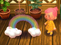 「とびだせ どうぶつの森」虹をモチーフにした家具「レインボースクリーン」が6月1日から配信。PC/スマホ向けの壁紙は新たなデザインが登場