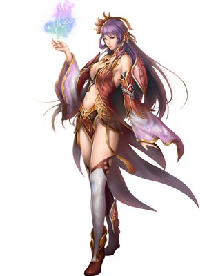 画像集#007のサムネイル/「SANGOKU CHAOS 〜三国カオス〜」のアップデート「軍師激突」が4月7日に実施。声優の宮崎羽衣さんがデザインした日本オリジナル武将「羽音」登場