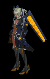 画像集 No.036のサムネイル画像 / 「PSO2」のマイキャラクターが(物理的に)目の前に出現。さっそく「マイキャラ3Dクリスタルフィギュア」を仔細に確認してみた