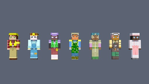画像ギャラリー No.002のサムネイル画像 / 「Minecraft」サバイバル生活を彩る職業スキンパック「ワーキング・ライフ！」，Minecraftマーケットプレイスで販売開始