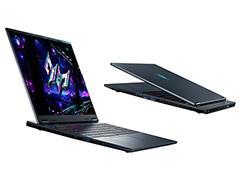 最新CPU搭載のゲーマー向け薄型ノートPCや最大1000Hz表示を謳うeスポーツ向けディスプレイをAcerが発表