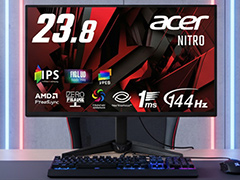 2����������㤨��144Hz��FreeSync�б��Υե�HD�����ޡ������ǥ����ץ쥤��Acer����