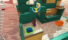 画像集#007のサムネイル/「ナイトメアパズル クラッシュ3D」,ステージに設置される「仕掛け」を公開。“クラッシュ”を使ってうまく作動させよう