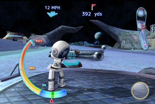 画像ギャラリー No.003のサムネイル画像 / 最新作では宇宙も舞台に。「レッツ！ゴルフ3」のプロモムービー公開。ほかのプレイヤーとの交流が楽しめるライブチャット機能も登場