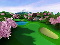 画像ギャラリー No.004のサムネイル画像 / iOS向け「レッツ!ゴルフ3」に桜が舞い富士山を臨む「日本コース」が追加