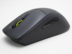 Corsairのワイヤレスマウス「M75 AIR WIRELESS」は,持ちやすいボディと高速ポーリングレートによる初動の速さが見どころだ【PR】