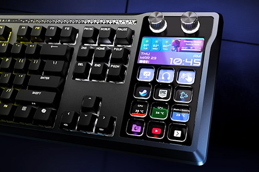 画像ギャラリー No.003のサムネイル画像 / Stream Deck機能を組み込んだゲーマー向けキーボード「GALLEON 100 SD」など,新製品をCorsairが発表
