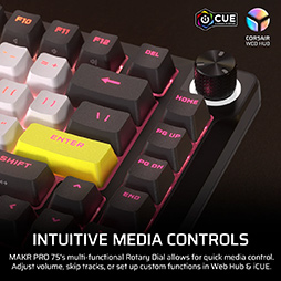 画像ギャラリー No.008のサムネイル画像 / Stream Deck機能を組み込んだゲーマー向けキーボード「GALLEON 100 SD」など,新製品をCorsairが発表