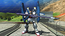 画像集#043のサムネイル/「機動戦士ガンダム EXVS. フルバースト」,新機体「エクストリームガンダム(type-レオス)アイオス・フェース」「ガンダムMk-II」のアクションを公開