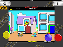 画像集#006のサムネイル/iOSアプリ「NAMCO ARCADE」(ナムコアーケード)のアップデートで,「パックマン」「パックランド」「ローリングサンダー」の3本が追加に