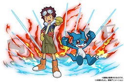 画像ギャラリー No.002のサムネイル画像 / 「パズドラ」とデジモンシリーズのコラボイベントが11月21日にスタート。天馬トモロウ＆ゲッコーモンら新キャラクターたちが参戦