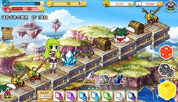 画像集#026のサムネイル/すごろく風ファンタジーRPG「アナザープリンセス」に登場するキャラクター達や,ゲームの進め方などの基本情報を紹介