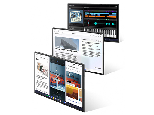 画像ギャラリー No.011のサムネイル画像 / ついにハイエンドスマホは三つ折りの時代に!? 広げると10インチになる「Galaxy Z TriFold」が発表に