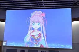 画像ギャラリー No.010のサムネイル画像 / さまざまなメディアミックスが進行中の位置ゲーム「スタプラ!」発表会の模様をレポート。真白エリス役の山本彩乃さんも登場