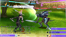 画像集#014のサムネイル/小説/アニメに続いてゲーム版「ソードアート・オンライン」が登場。AI操作のパートナーキャラと絆を深めながらアインクラッドを冒険するRPG