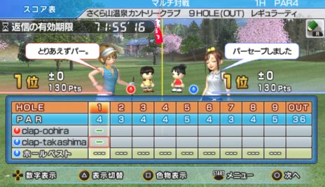 画像集#006のサムネイル/「みんなのGOLF 6」春の大型アップデートを本日実施。Vita版に新たな対戦方式「マルチ対戦モード」が登場