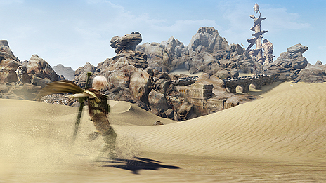 画像集#004のサムネイル/「LIGHTNING RETURNS: FINAL FANTASY XIII」,砂漠のエリア「デッドデューン」や“時の流れ”を遅くする新要素「オーバークロック」の情報を公開