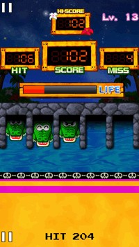 画像ギャラリー No.004のサムネイル画像 / ワニを叩くアクションゲーム「ワニワニパニック」がauスマートパスに登場