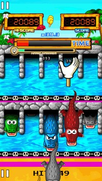 画像ギャラリー No.005のサムネイル画像 / ワニを叩くアクションゲーム「ワニワニパニック」がauスマートパスに登場