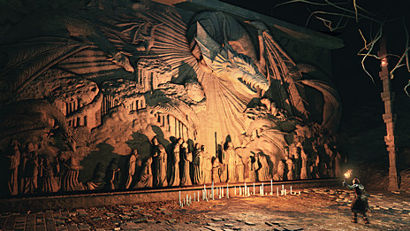 画像集#010のサムネイル/「DARK SOULS II」,三部作DLC「THE LOST CROWNS」の第一部「CROWN OF THE SUNKEN KING」の新たなスクリーンショットが公開。同日配布開始となる特殊武器の正体も明らかに