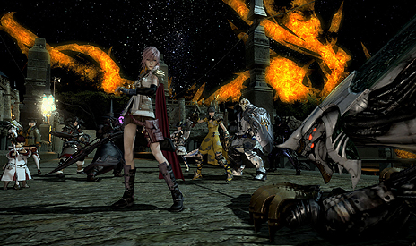 画像集#005のサムネイル/ライトニングが「FFXIV:新生エオルゼア」に,ミコッテが「LIGHTNING RETURNS: FFXIII」にそれぞれ登場。FFシリーズコラボ企画「FINAL FANTASY GO THERE」の第1弾が発表