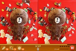 画像ギャラリー No.004のサムネイル画像 / LINE GAMEの新作，パズルゲーム「LINE まちがい探し」が配信に