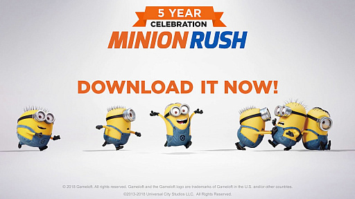 Minion Rush 5-Year Celebration Update Trailer