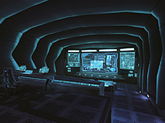 「攻殻機動隊S.A.C. ONLINE」,公安9課の司令部をモチーフにしたマップが本日実装。入り組んだ構造の屋内マップ