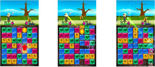 画像ギャラリー No.004のサムネイル画像 / Android向けパズルゲーム「パズル de バトル！」の配信が本日開始に