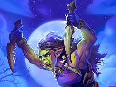「ハースストーン」,“ナスリア城殺人事件”のローグ向け新レジェンド“ネクロロード・ドラカ”(Necrolord Draka)を4Gamer独占公開