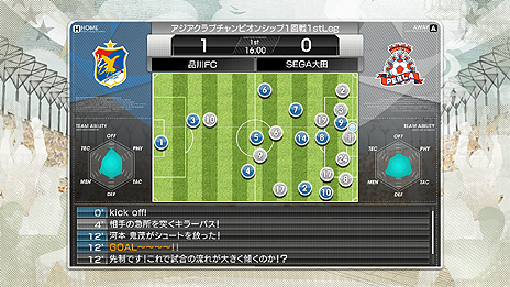 画像集#006のサムネイル/シリーズ最新作「サカつく プロサッカークラブをつくろう!」にはJリーグ+欧州6大リーグの実名選手4000人以上が登場。試合シーンなどの最新SSが公開