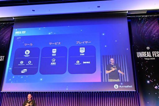 画像ギャラリー No.003のサムネイル画像 / Epic Gamesが描く，すべてがつながるゲーム空間。ティム・スウィーニーCEOが基調講演で語った未来のビジョン［Unreal Fest Tokyo 2025］
