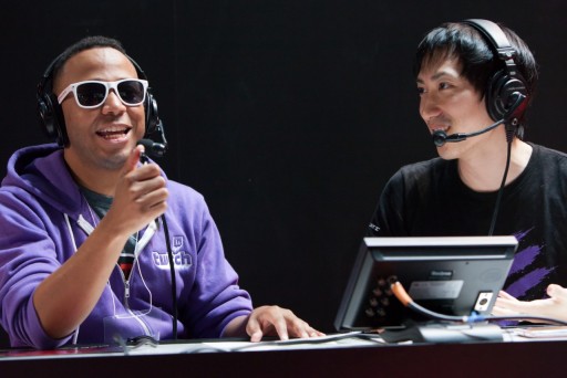 画像集#009のサムネイル/強者揃いのトーナメントを制したのは,なんとエル・フォルテ。TGS 2014のMad Catzブースで開催された「ウルIV」日本大会フォトレポート