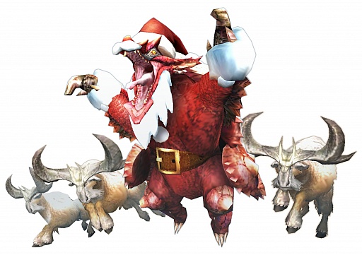 画像集 No.002のサムネイル画像 / 「MHXR」,クリスマスイベントで土属性の★4防具「サンタシリーズ」「トナカイシリーズ」が登場。2つの技玉が付いた腰装備に注目