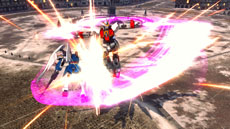 画像集#010のサムネイル/「機動戦士ガンダム EXTREME VS. FULL BOOST」,3つの形態に進化する機体「エクストリームガンダム type-レオス」が参戦