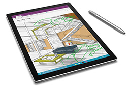 画像集 No.008のサムネイル画像 / Microsoft,新型タブレットPC「Surface Pro 4」を発表。Skylake搭載でより速く,より薄く,より軽く