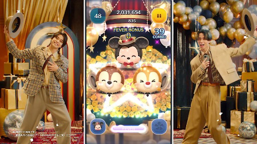 画像ギャラリー No.002のサムネイル画像 / 「LINE：ディズニー ツムツム」，12周年キャンペーンを本日開始。King & Princeの2人が登場する新TVCMの放送もスタート