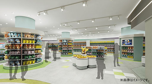 画像ギャラリー No.003のサムネイル画像 / 「ポケモンセンターカガワ」,香川県高松市丸亀町グリーン1Fにグランドオープン。エントランスではピカチュウとヤドンが来客をお出迎え