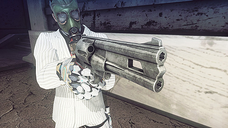 画像集 No.009のサムネイル画像 / 「LET IT DIE」で「killer7」コラボがスタート。ゲーム内で「魔銃(DEMON GUN)」の設計図が購入可能に