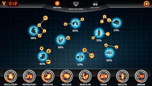 画像ギャラリー No.009のサムネイル画像 / 対象者をあの手この手で不健康にさせる問題作!?　スマホ向け疾患シミュレーションゲーム「Bio Inc. Platinum - Biomedical Plague」を紹介する「（ほぼ）日刊スマホゲーム通信」第747回