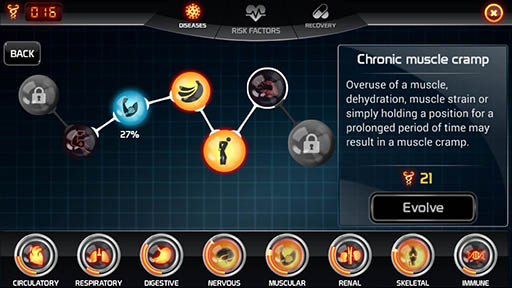 画像ギャラリー No.010のサムネイル画像 / 対象者をあの手この手で不健康にさせる問題作!?　スマホ向け疾患シミュレーションゲーム「Bio Inc. Platinum - Biomedical Plague」を紹介する「（ほぼ）日刊スマホゲーム通信」第747回